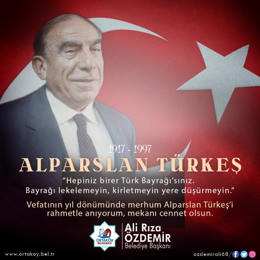 ''Alparslan Türkeş’i, Vefatının 25’inci Yıl Dönümünde Saygı ve Rahmetle Anıyoruz.''