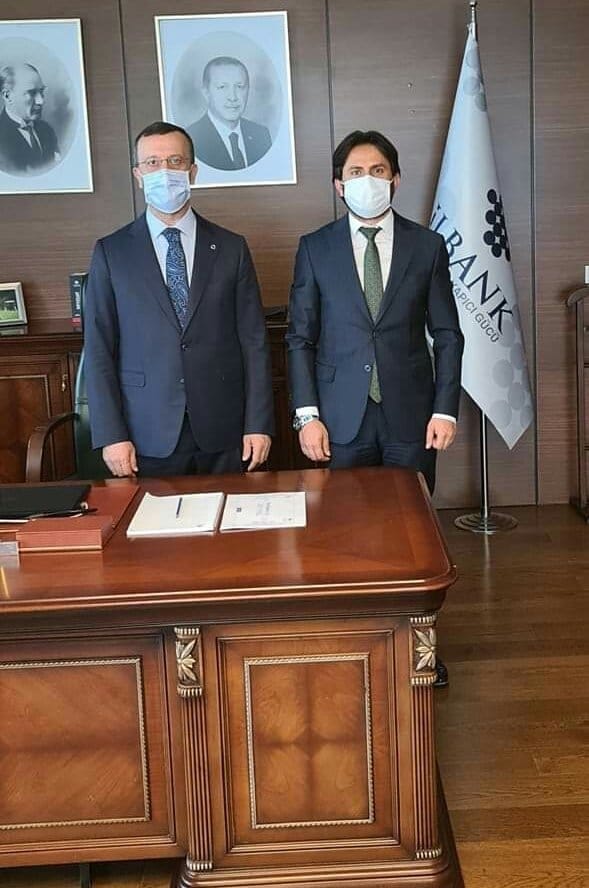 Ortaköy Belediye Başkanı Sn. Ali Rıza ÖZDEMİR Ankara'da İller Bankası Genel Müdürü Yusuf BÜYÜK ile bir araya geldi.