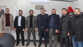 ''AK Parti Ortaköy İlçe Teşkilatından Başkan ÖZDEMİR'e Ziyaret''