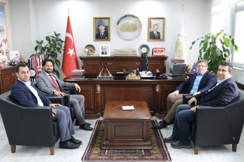 Ortaköy Belediye Başkanımız Sayın Ali Rıza ÖZDEMİR, Aksaray İl Özel İdaresi Genel Sekreteri Sayın Yüksel ÇELİK’i makamında ziyaret etti.