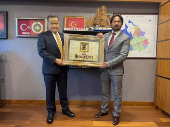 Ortaköy Belediye Başkanımız Sayın Ali Rıza ÖZDEMİR, AK Parti Aksaray Milletvekilimiz Sayın Cengiz AYDOĞDU ‘yu makamında ziyaret etti.