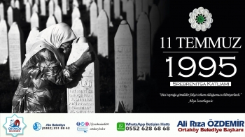 Srebrenitsa’da bundan 26 yıl önce bugün katledilerek şehit olan 8 bin 372 Bosnalı kardeşimizi rahmetle anıyoruz.