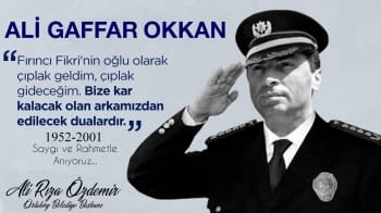 Şehit Emniyet Müdürü Ali Gaffar OKKAN'ı Şehadetinin 20.yılında saygı ve rahmetle anıyoruz.