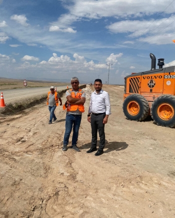 Belediye Başkanımız Ahmet Koyuncu, Kırşehir yolundaki çalışmaları yerinde inceledi.