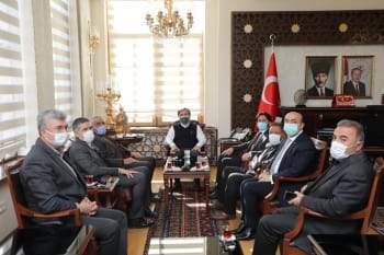Ortaköy Belediye Başkanımız Sn. Ali Rıza ÖZDEMİR, İlçe Belediye Başkanları ile Aksaray Valimiz AYDOĞDU'ya Ziyaret.