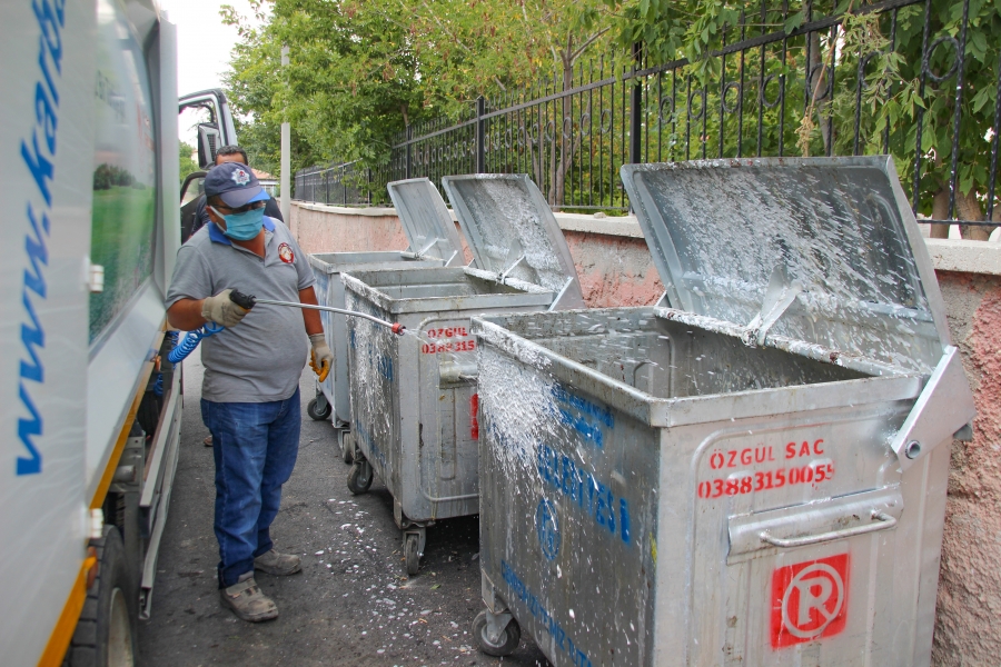 ''İlçemizde Çöp Konteyneri Yıkama ve Hijyen Çalışmalarımız Devam Ediyor. ''