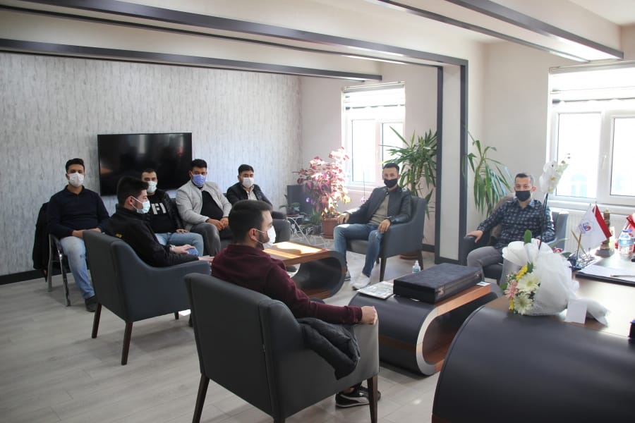 ''AK Parti Gençlik Kollarından Ortaköy Belediye Başkanımız Sn. Ali Rıza ÖZDEMİR'e Ziyaret''